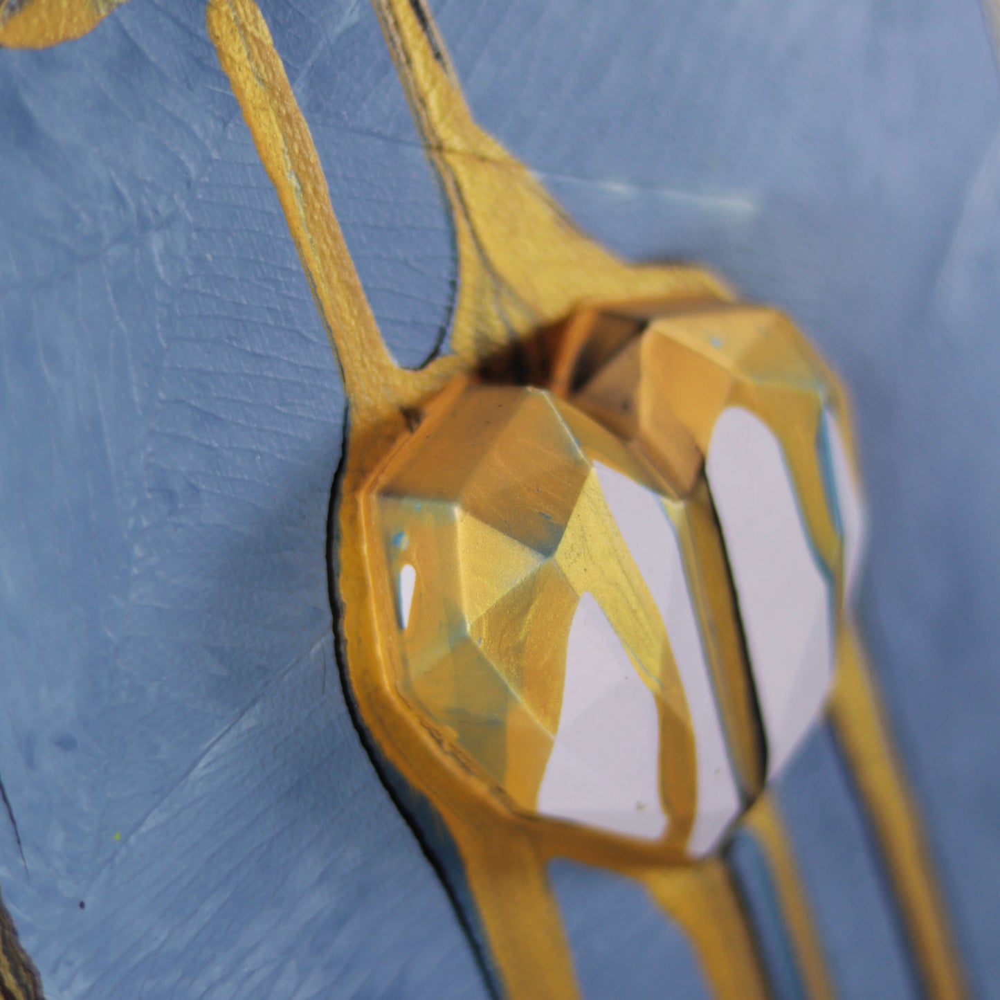 3D Art - liquid heart blue