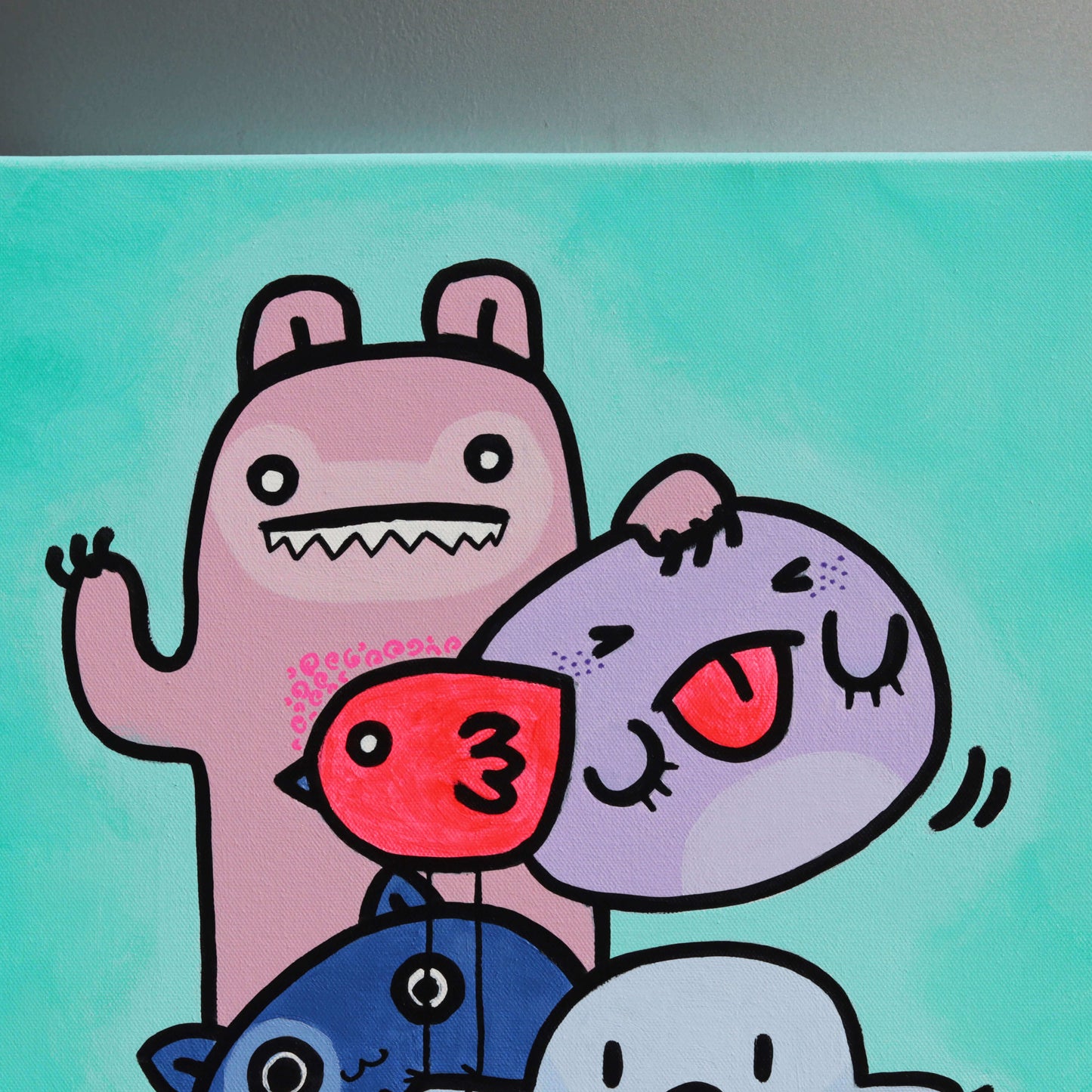 3D Leinwand - Meine Monsterchen