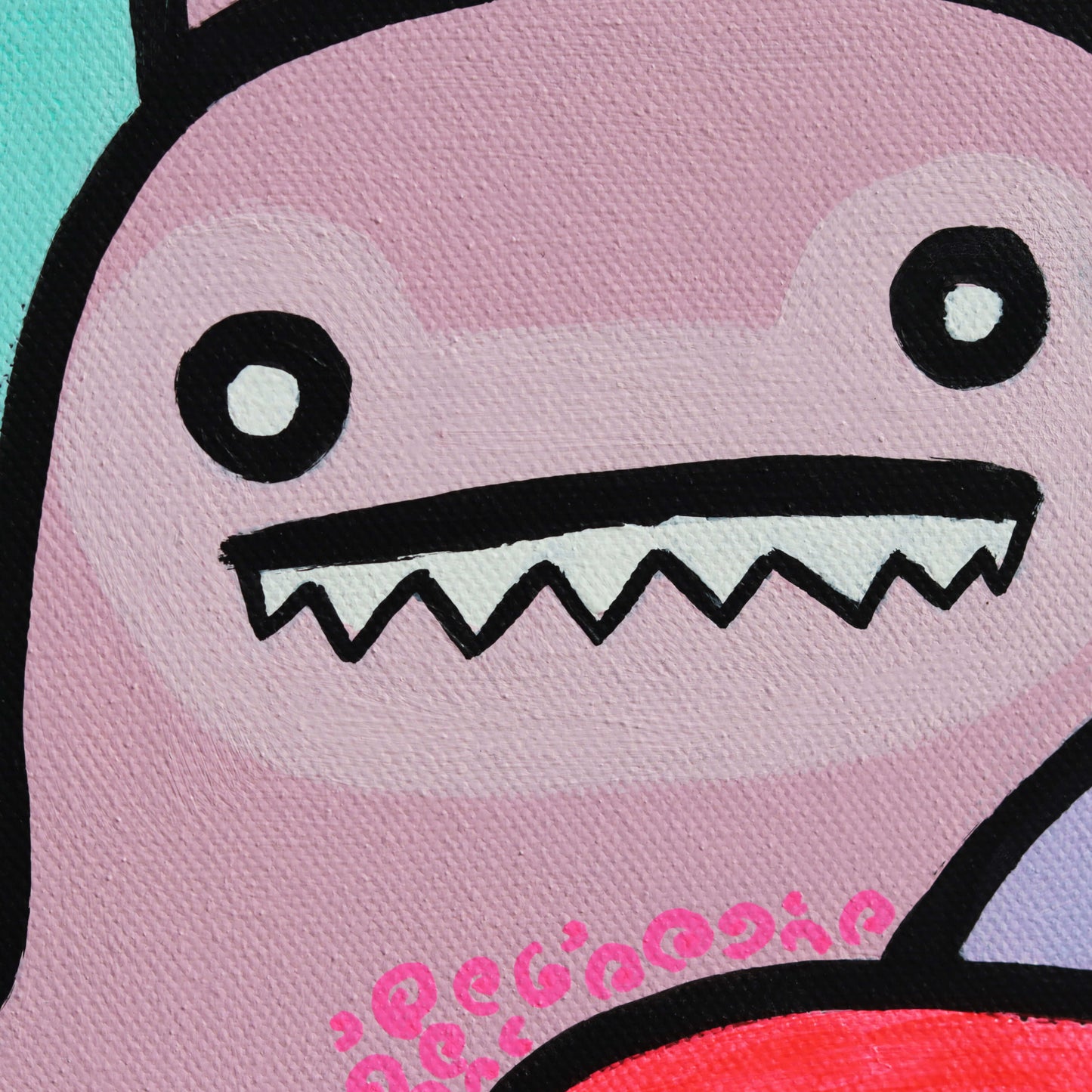 3D Leinwand - Meine Monsterchen