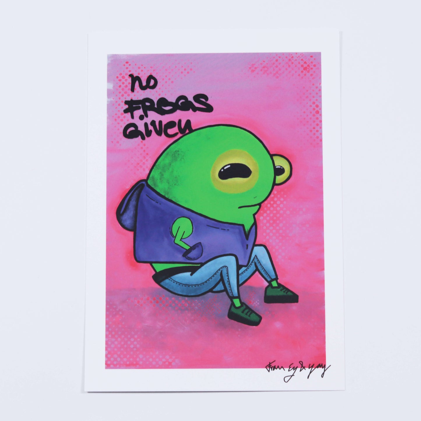 Froggo Kunstdruck