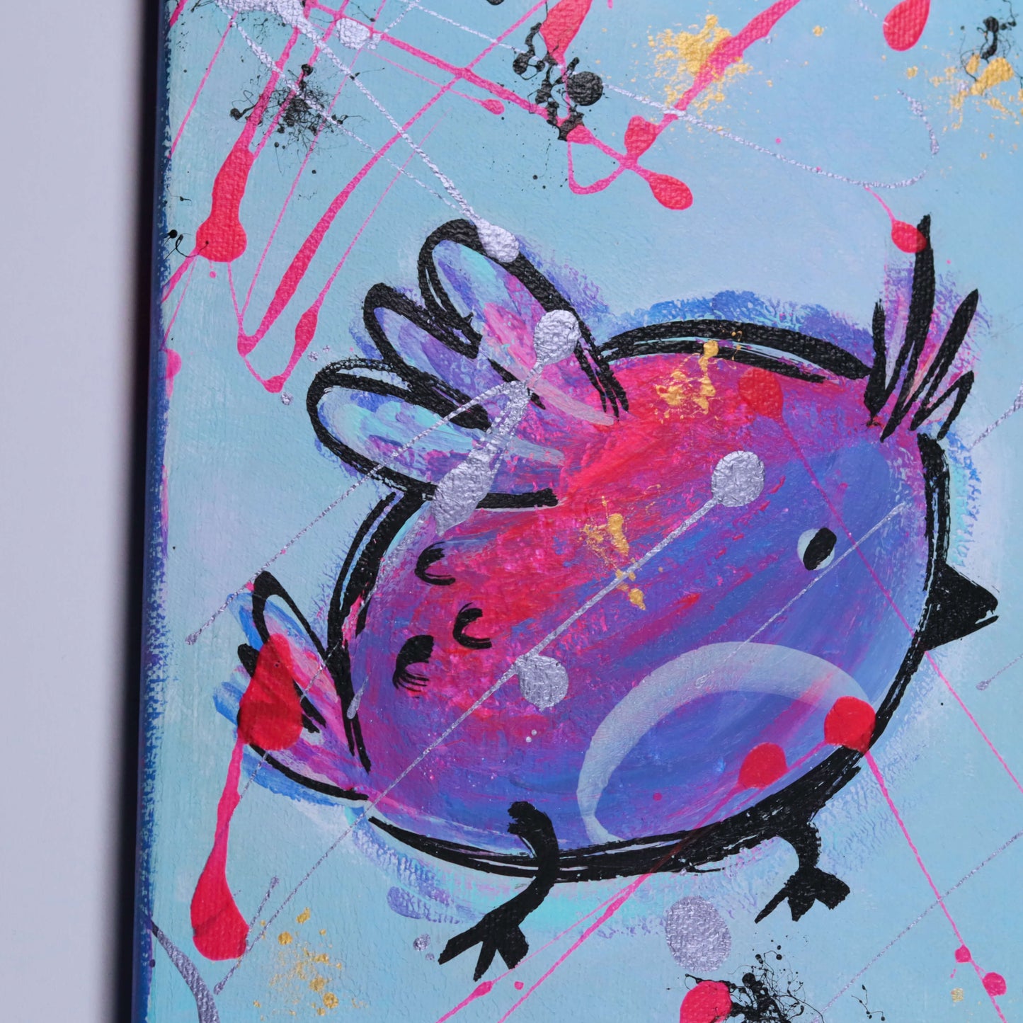 60×20 cm - 3 Vögel