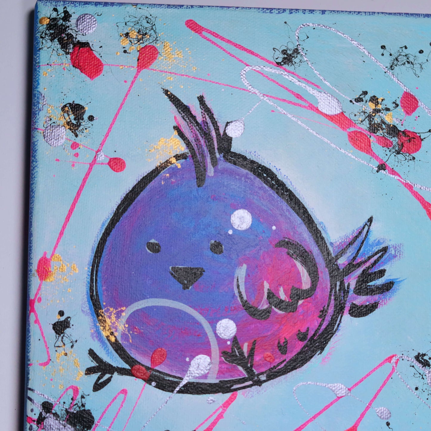 60×20 cm - 3 Vögel
