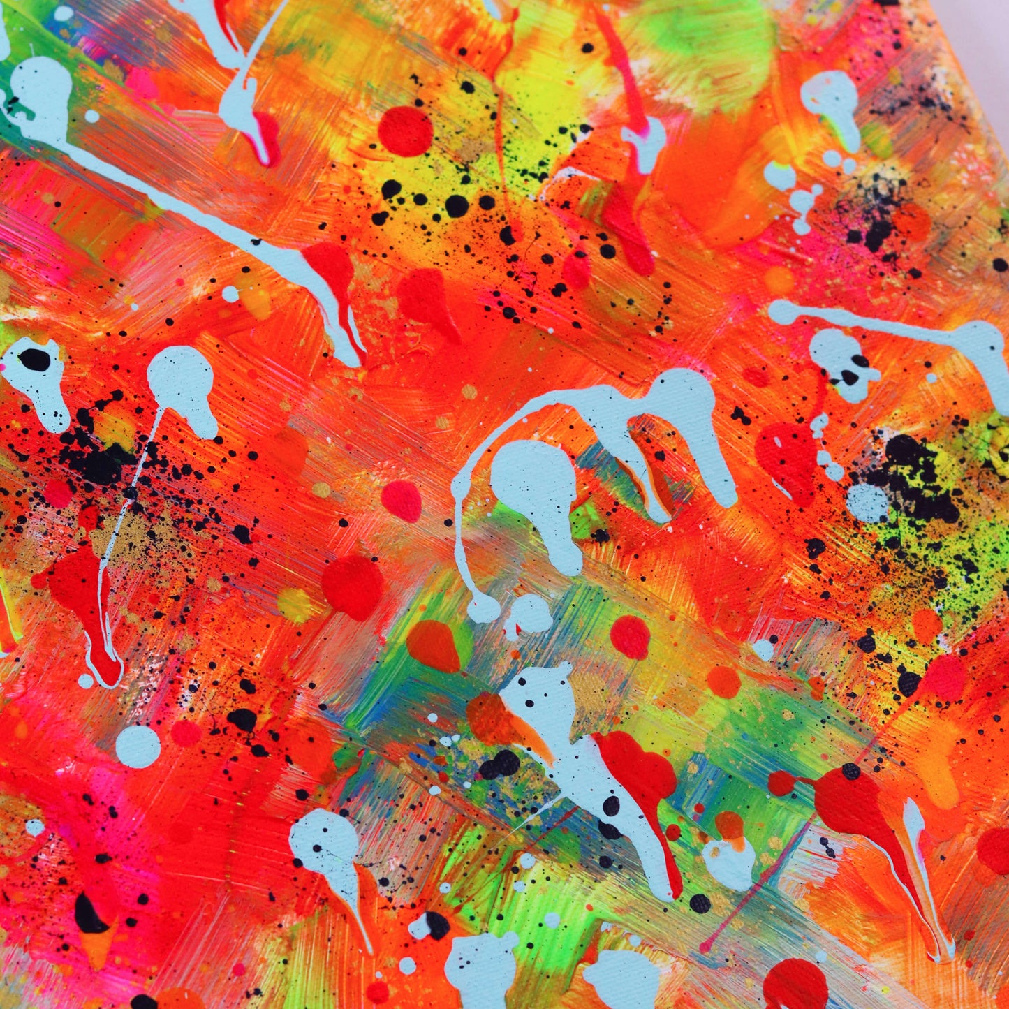 40×30 cm - Abstrakt Neon