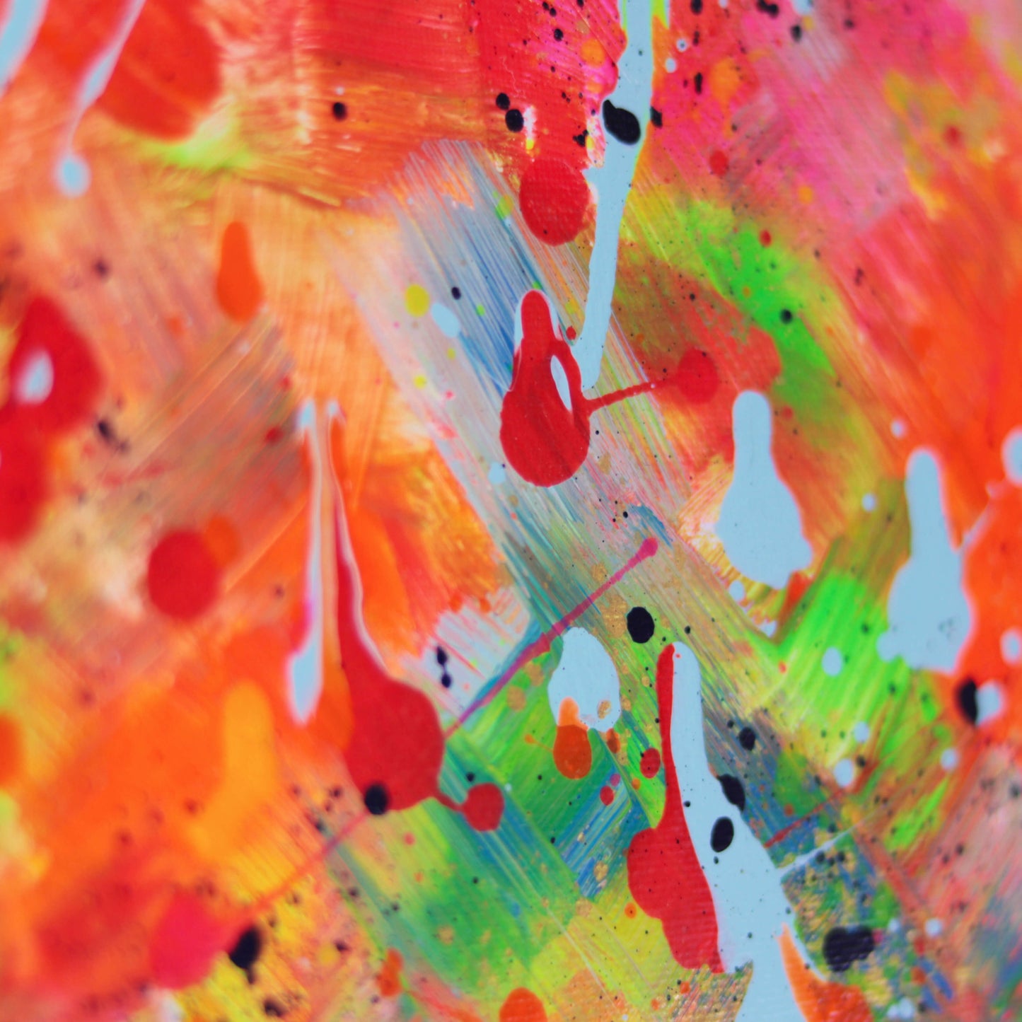 40×30 cm - Abstrakt Neon
