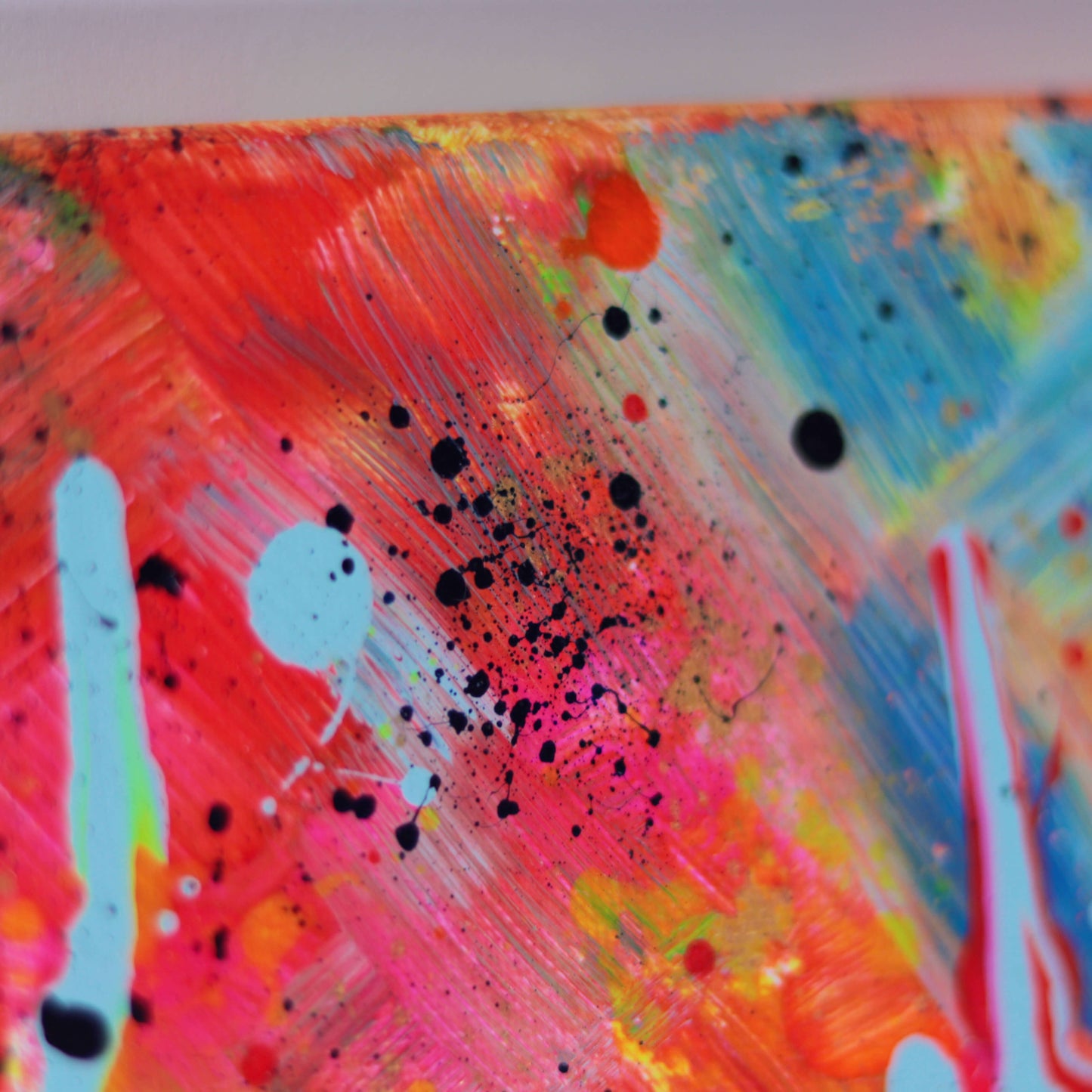 40×30 cm - Abstrakt Neon