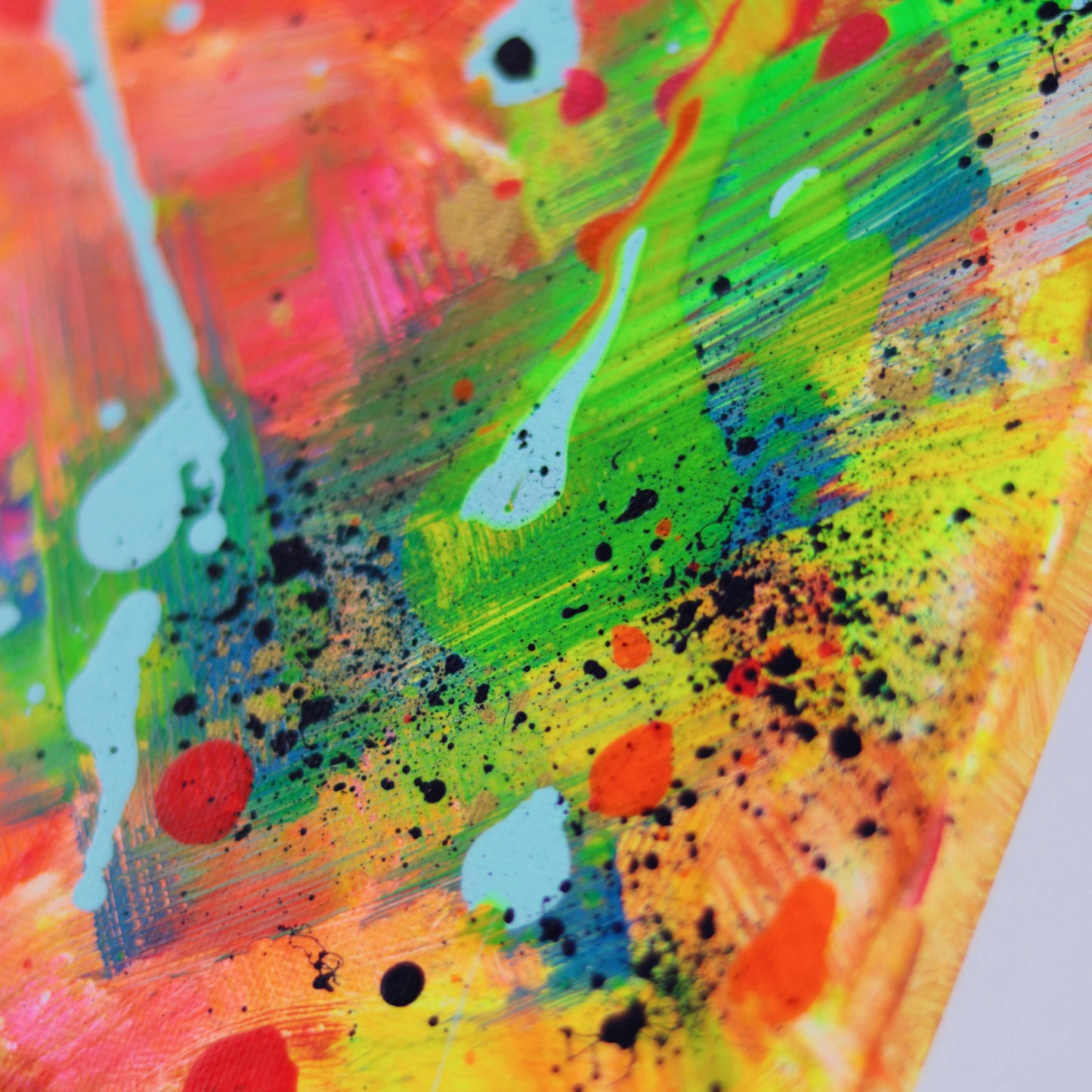 40×30 cm - Abstrakt Neon