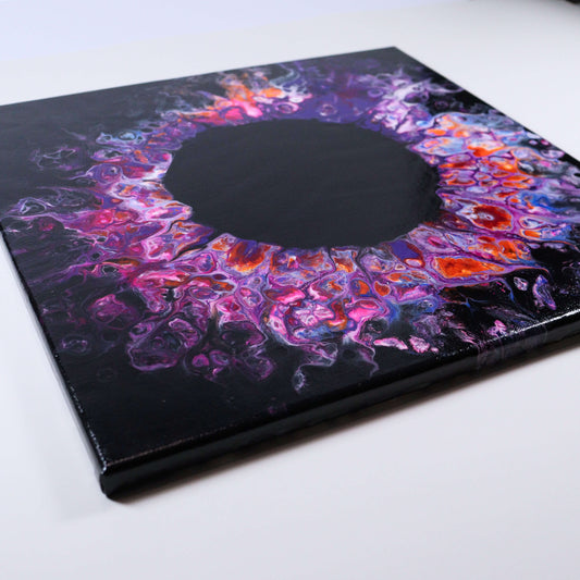 40×40 cm - Black hole sun