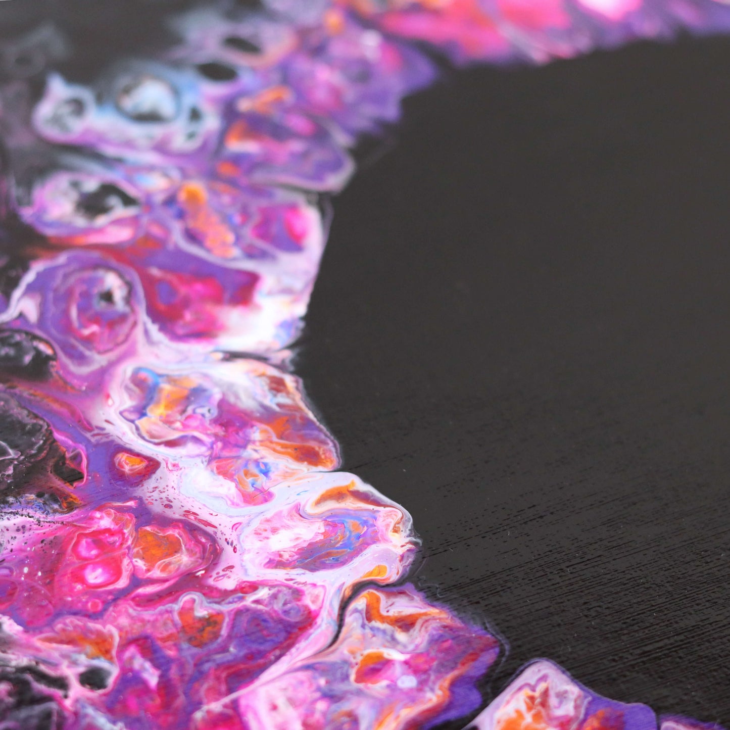 40×40 cm - Black hole sun