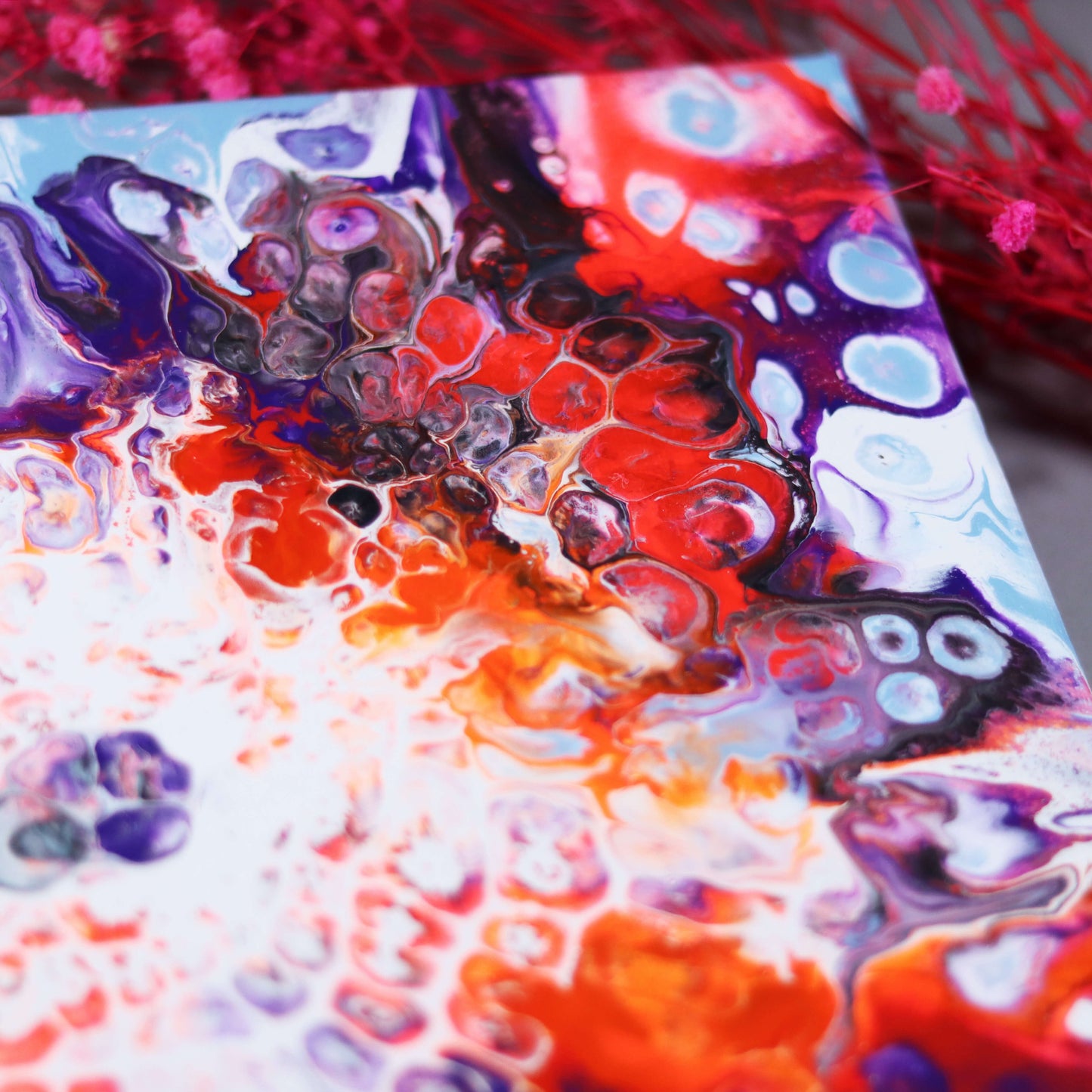 30×30 cm - Dripping