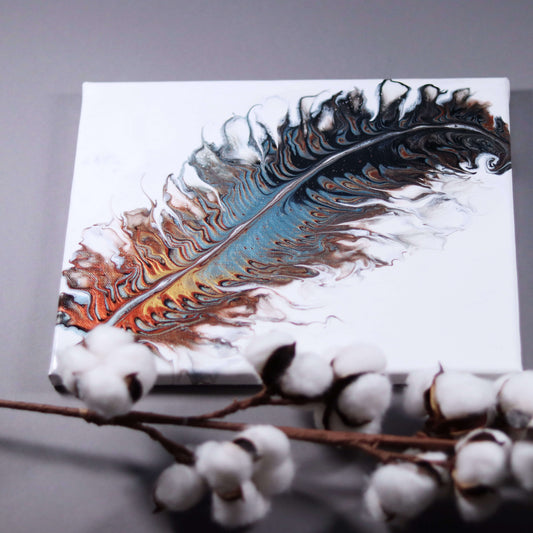 30×25 cm - Feather