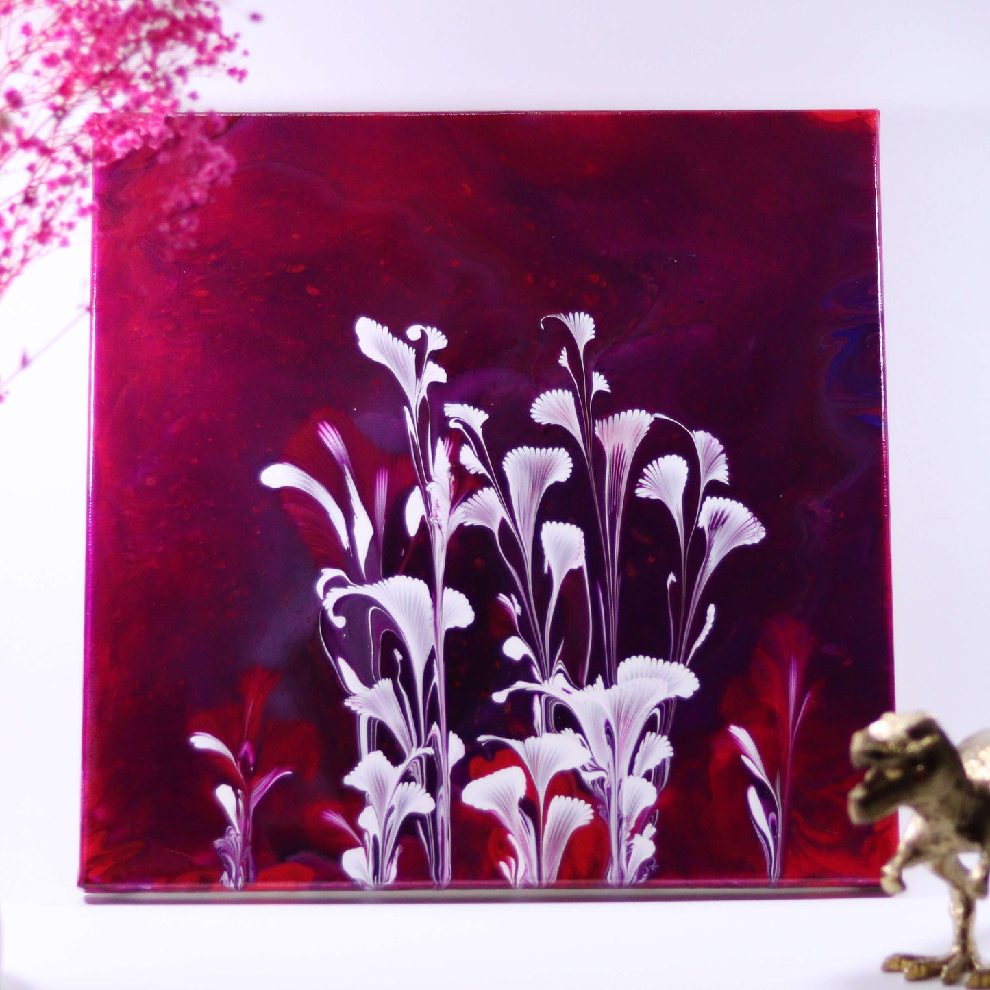 40×40 cm - Fire flowers