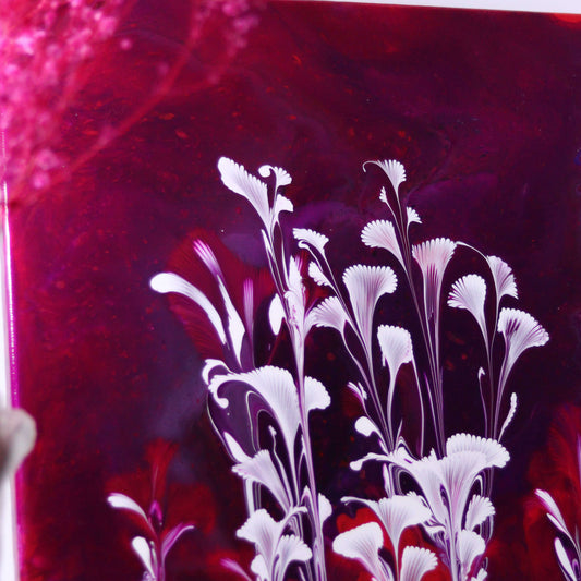 40×40 cm - Fire flowers