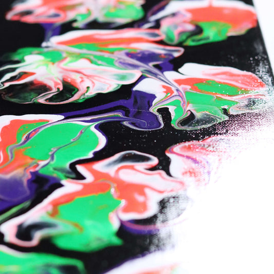 60×20 cm - Neon flower's