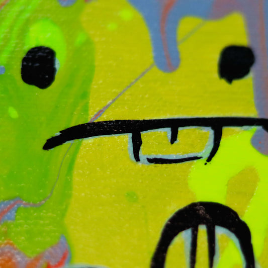 40×40 cm - Es ist nur eine Phase Hase