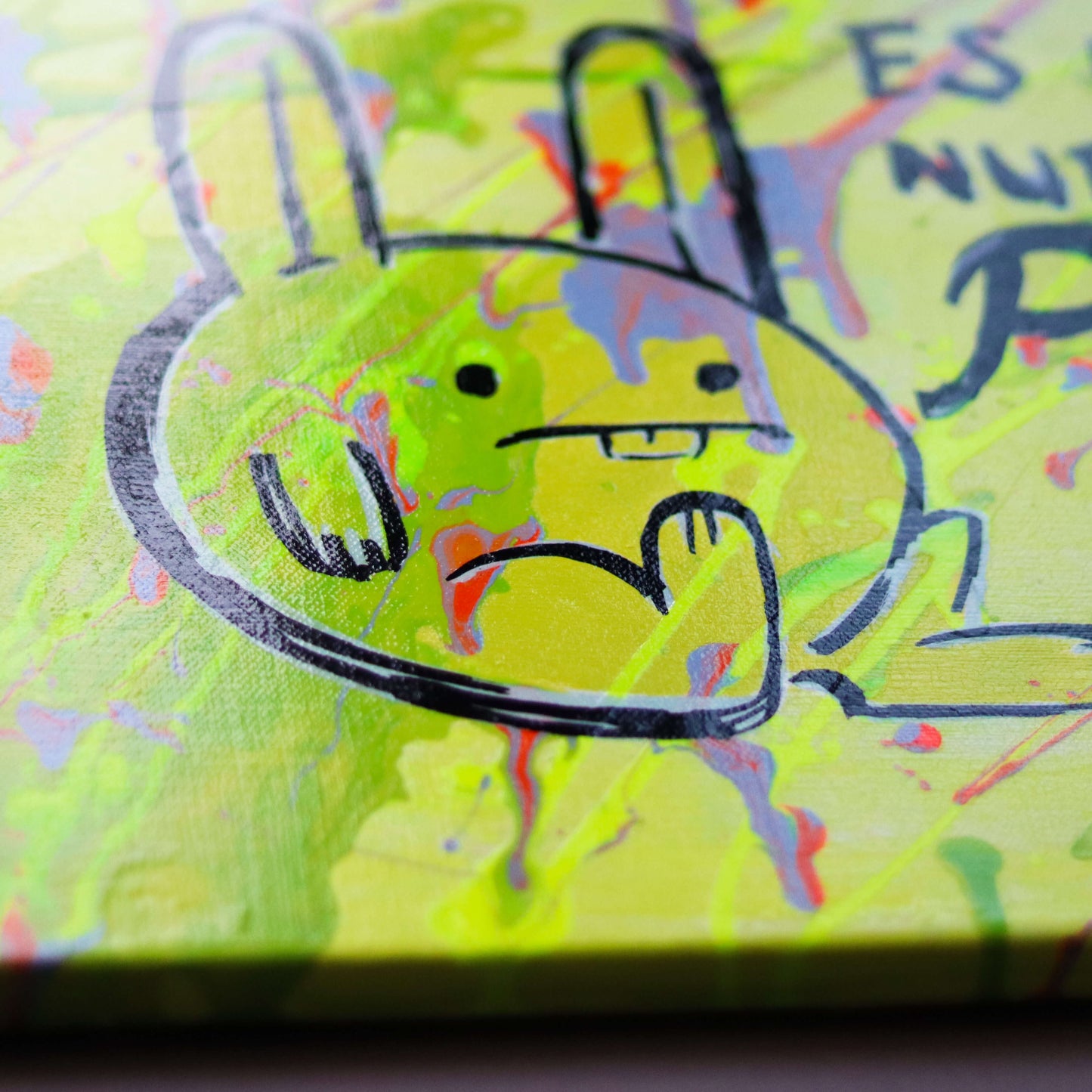 40×40 cm - Es ist nur eine Phase Hase