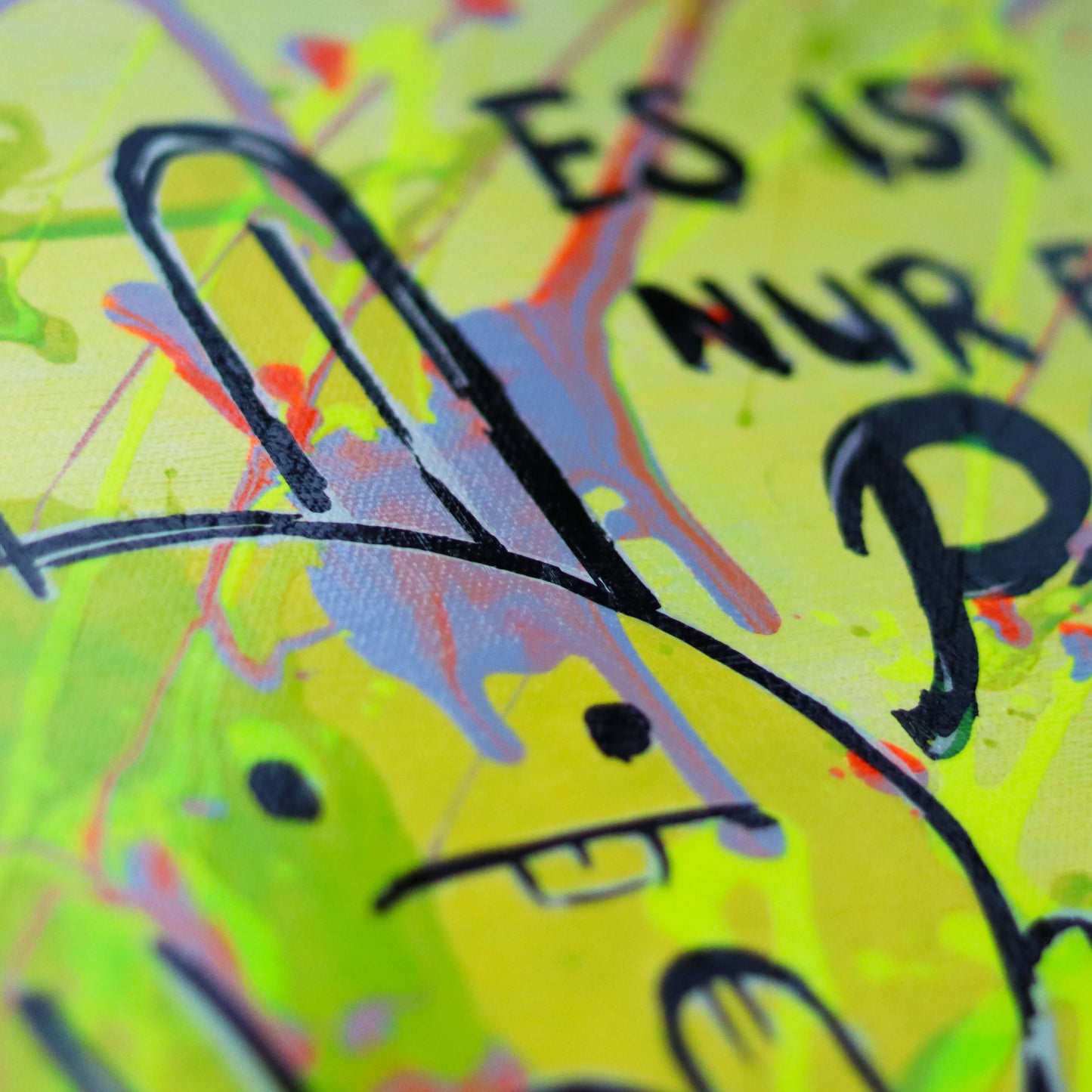 40×40 cm - Es ist nur eine Phase Hase
