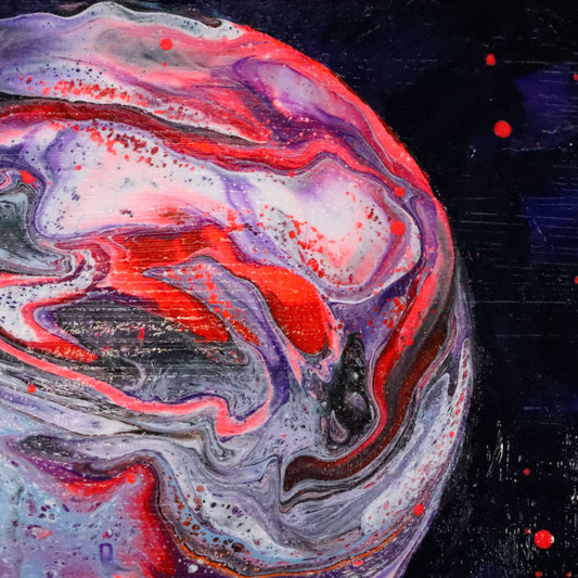 40×40 cm - Planet Neon