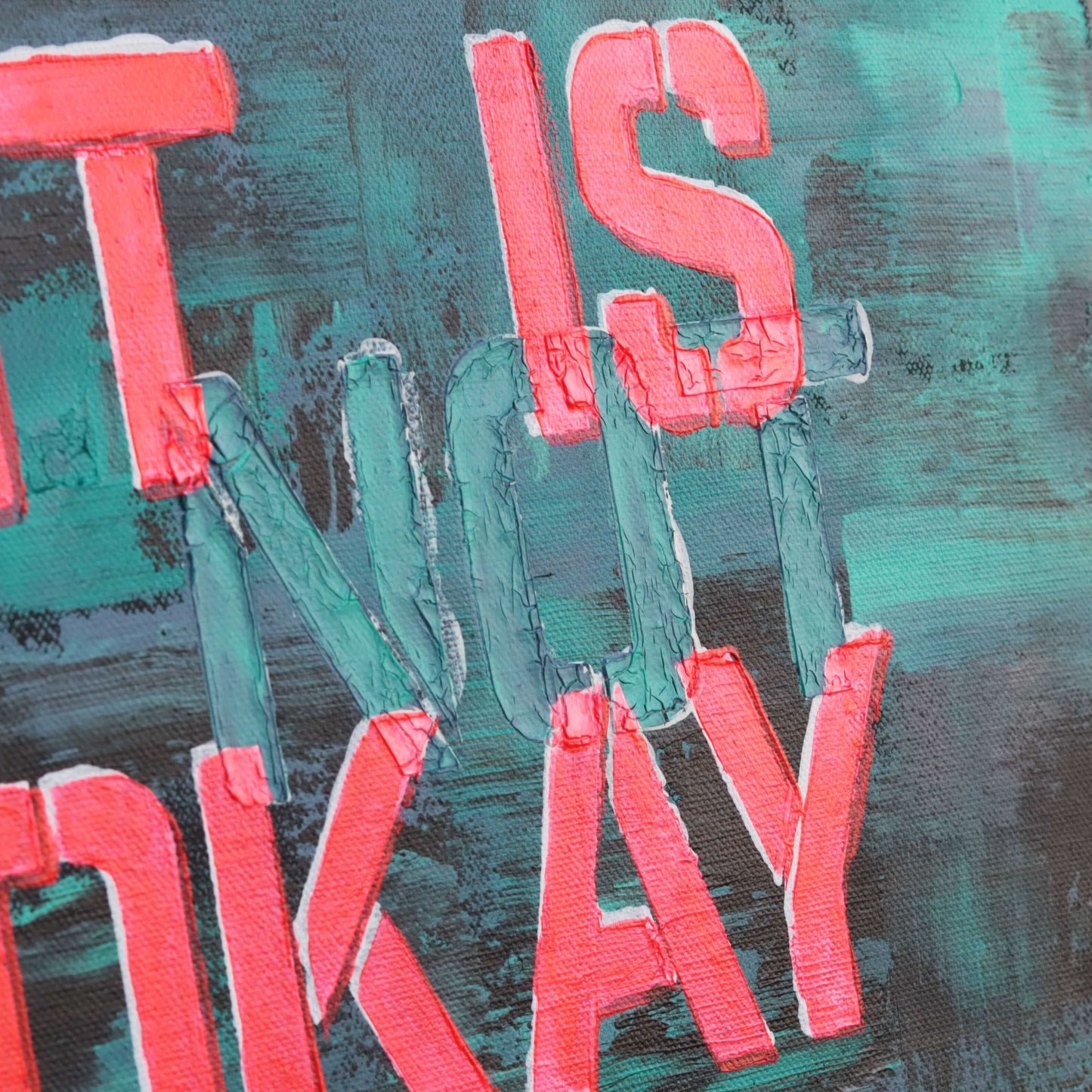 40×40 cm - It is (not) okey