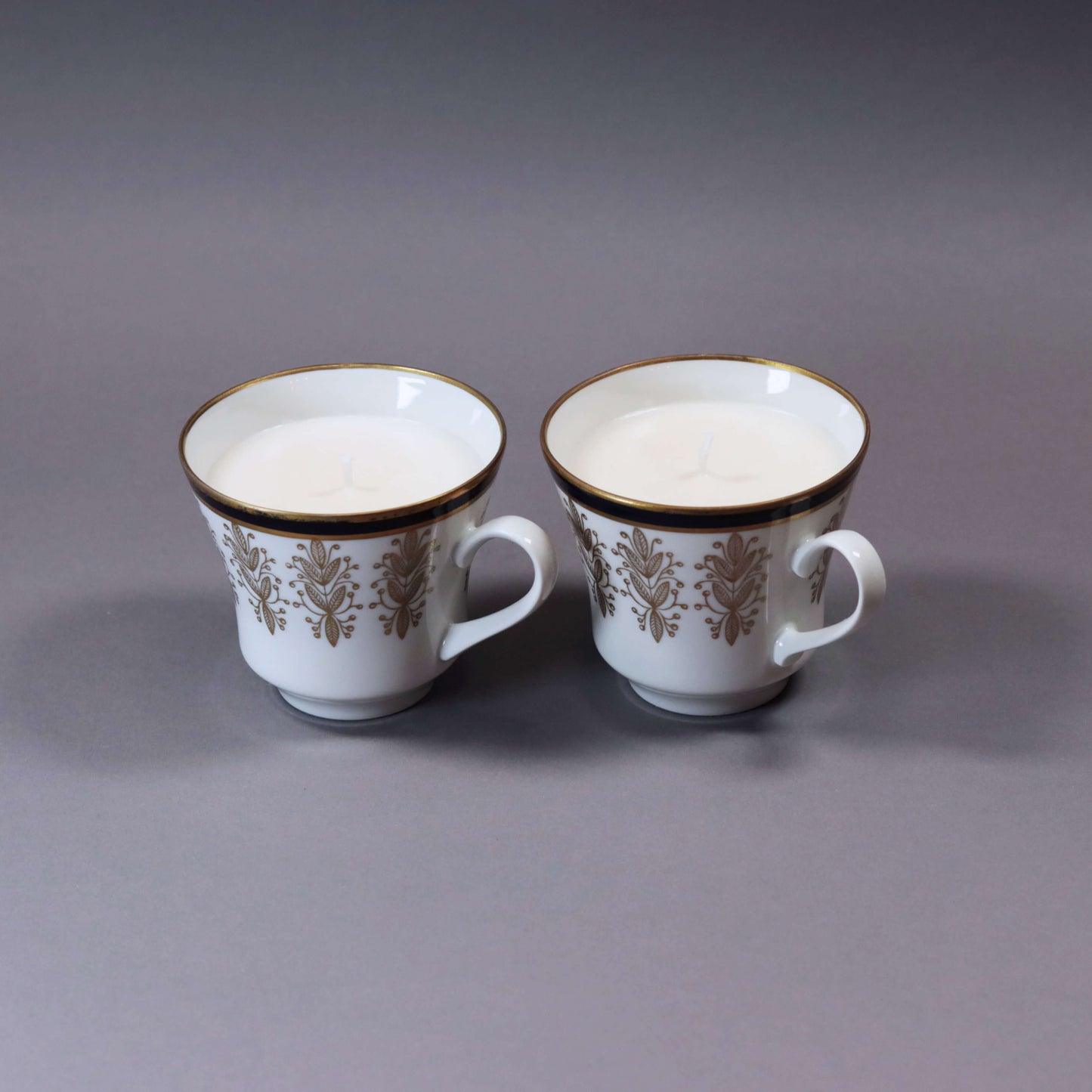 Porzellan-Kaffee-Tassen-Kerze