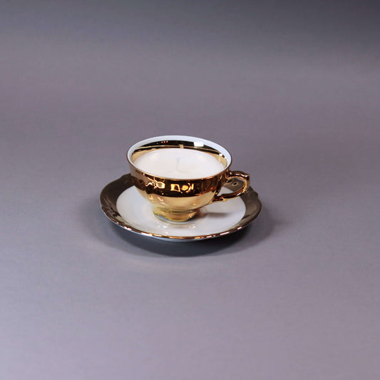 Porzellan-Tee-Licht-Kerze klein