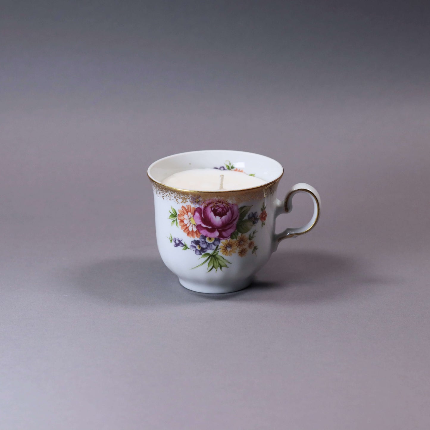 Porzellan-Kaffee-Tassen-Kerze