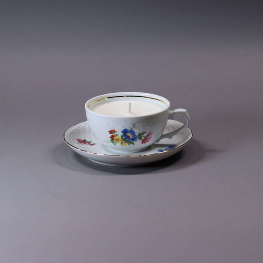 Porzellan-Tee-Licht-Kerze