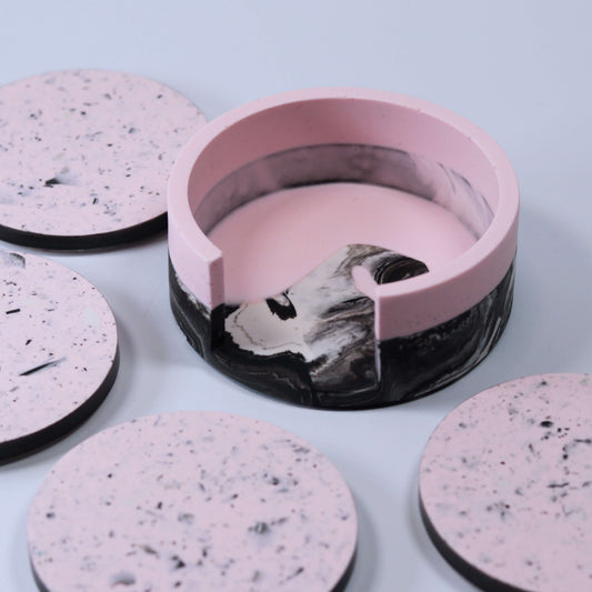 Untersetzer-set rund aus 4