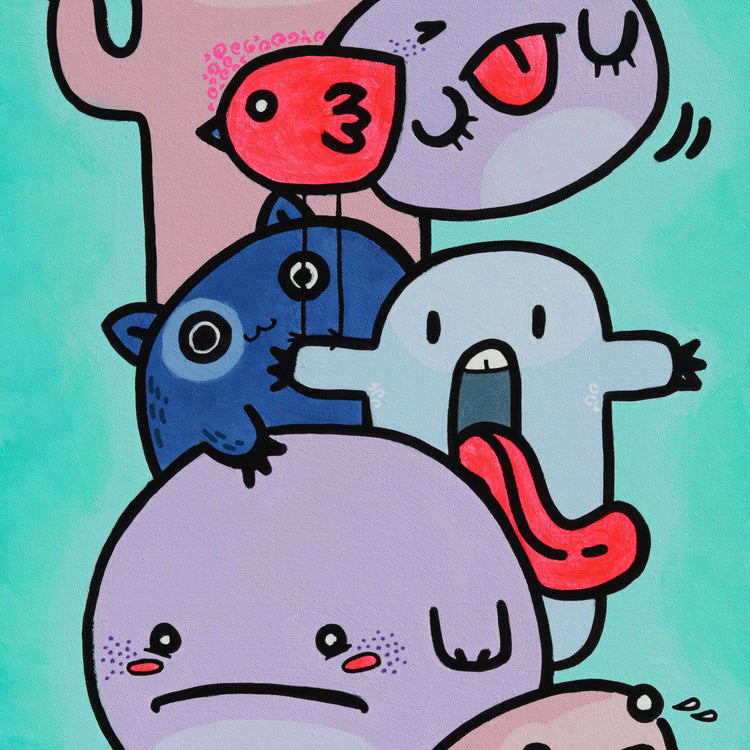 Illustrativ, Monster, Tiere