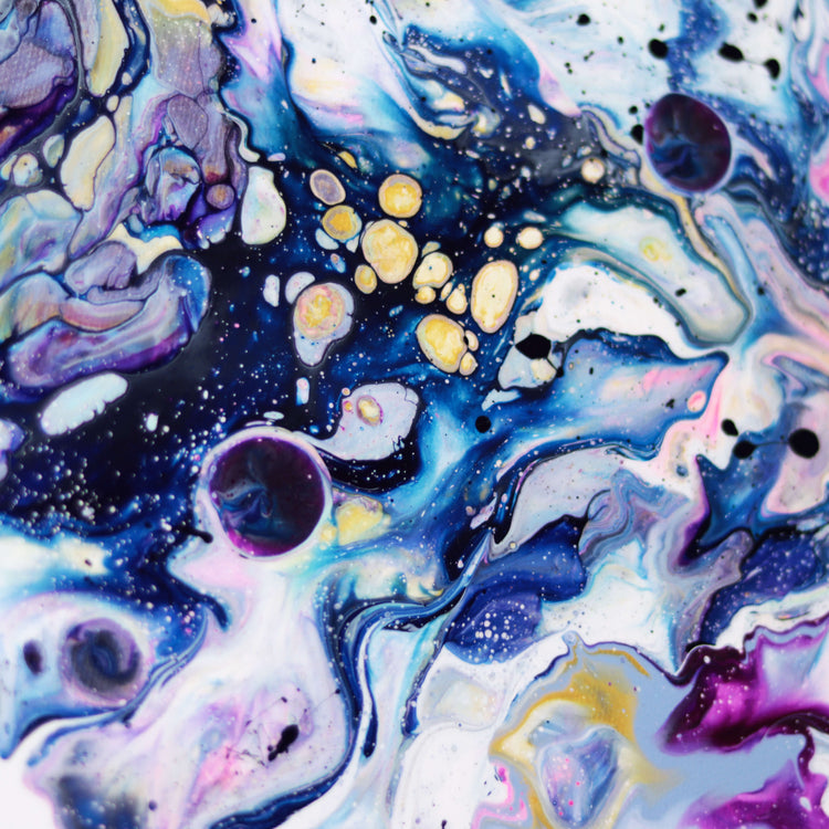 Acrylic-Pouring Kunst