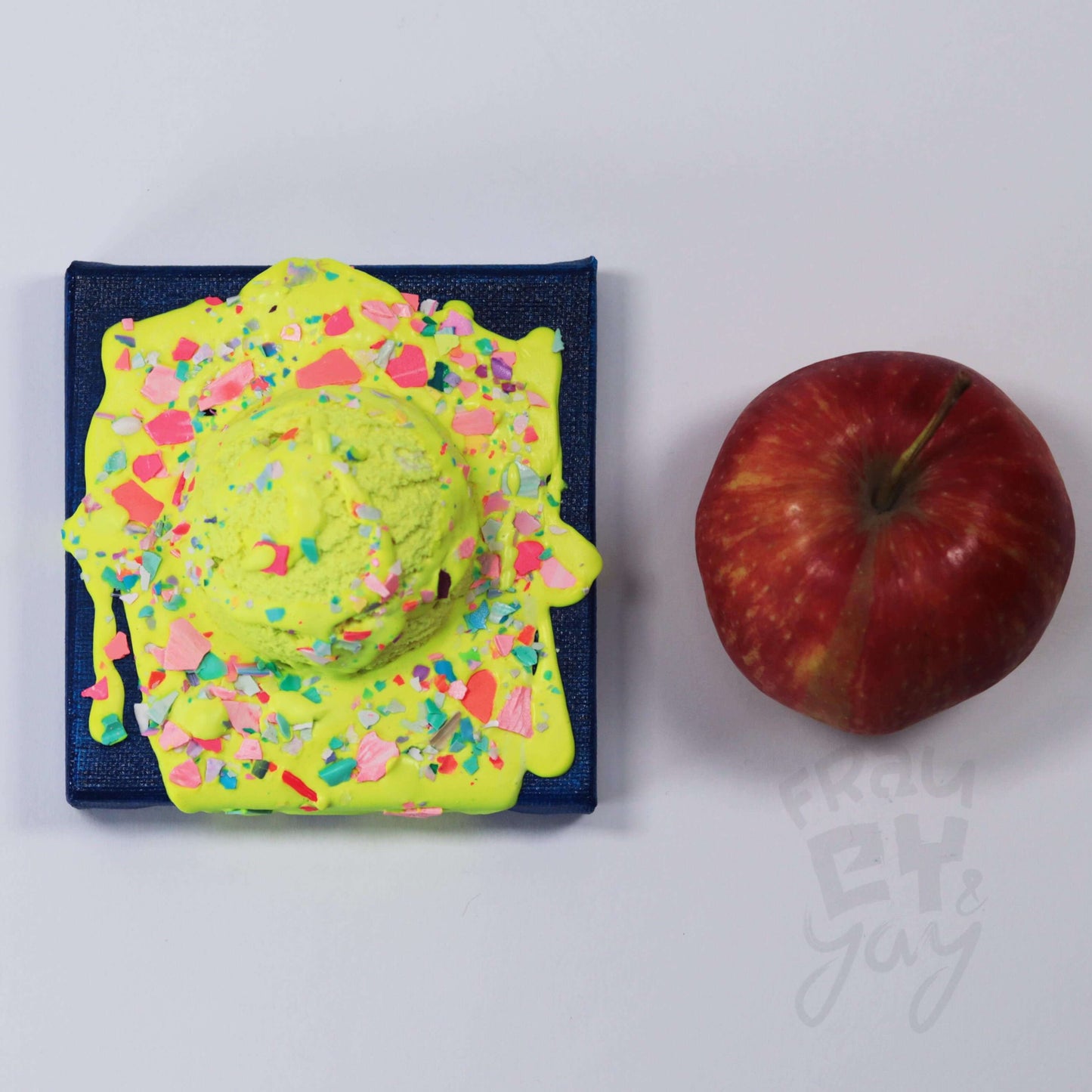 1 Kugel Eis Zitrone 10×10×5