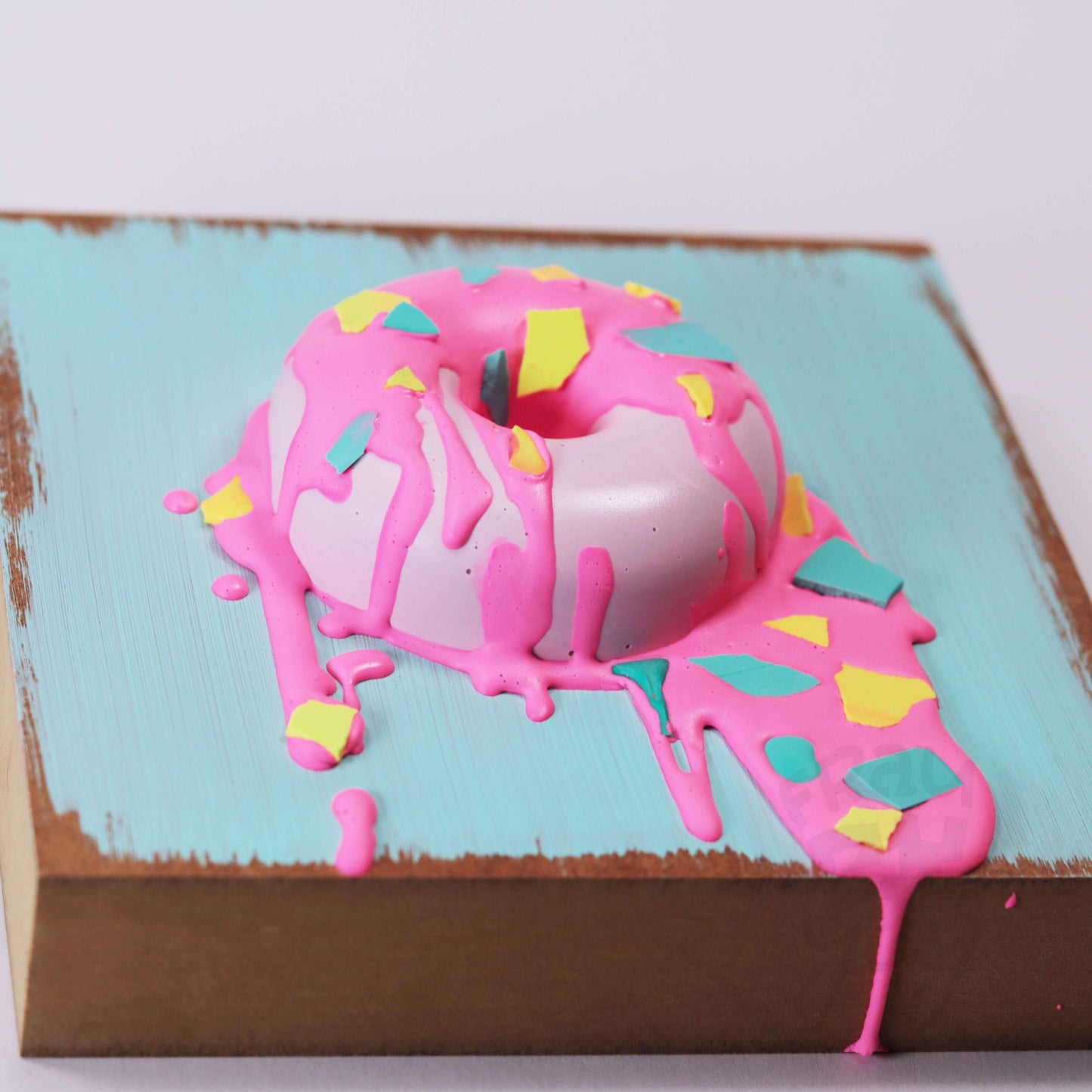 15×15×6 DonART pink mint Massivholz