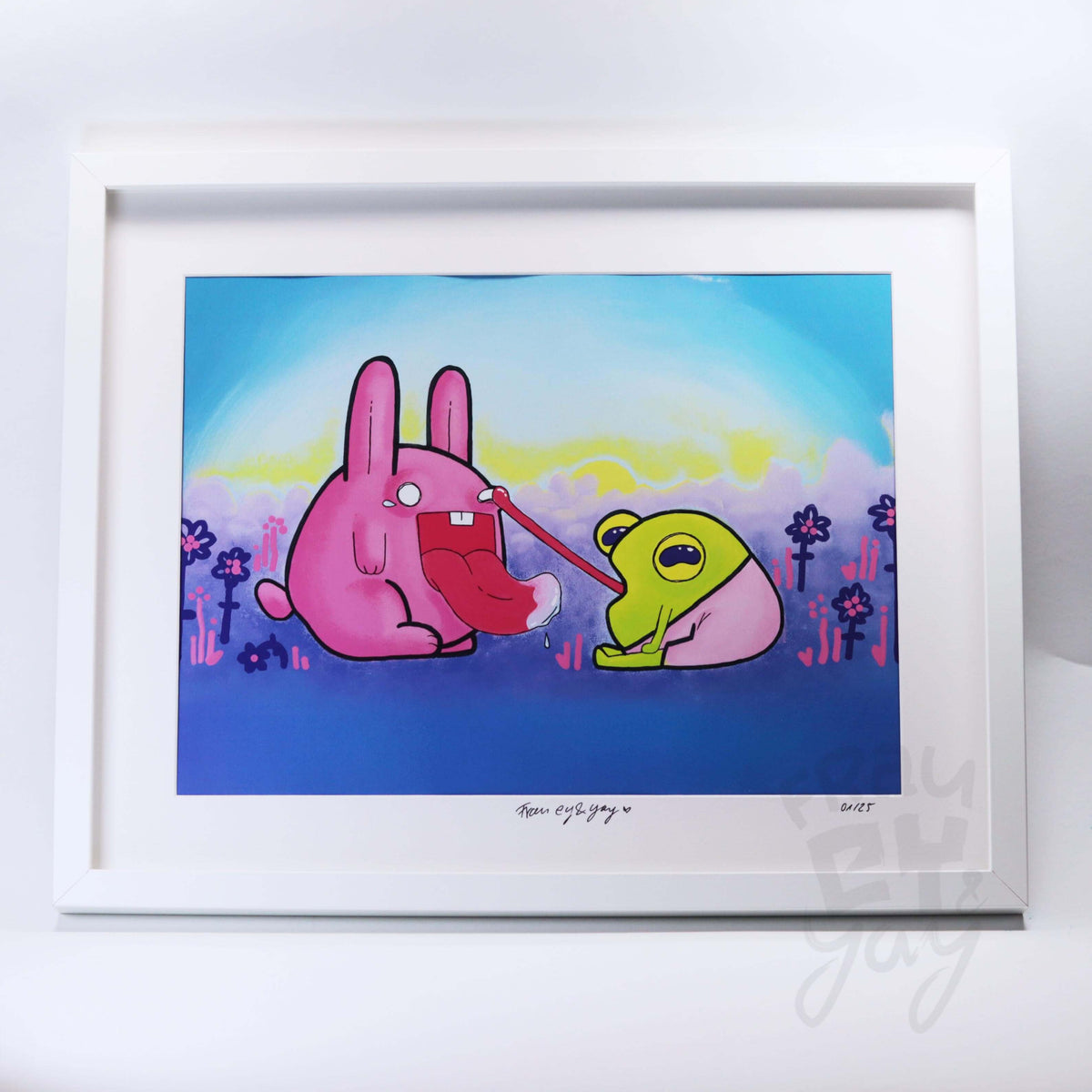 Kunstdruck DinA3 Eat the frog first