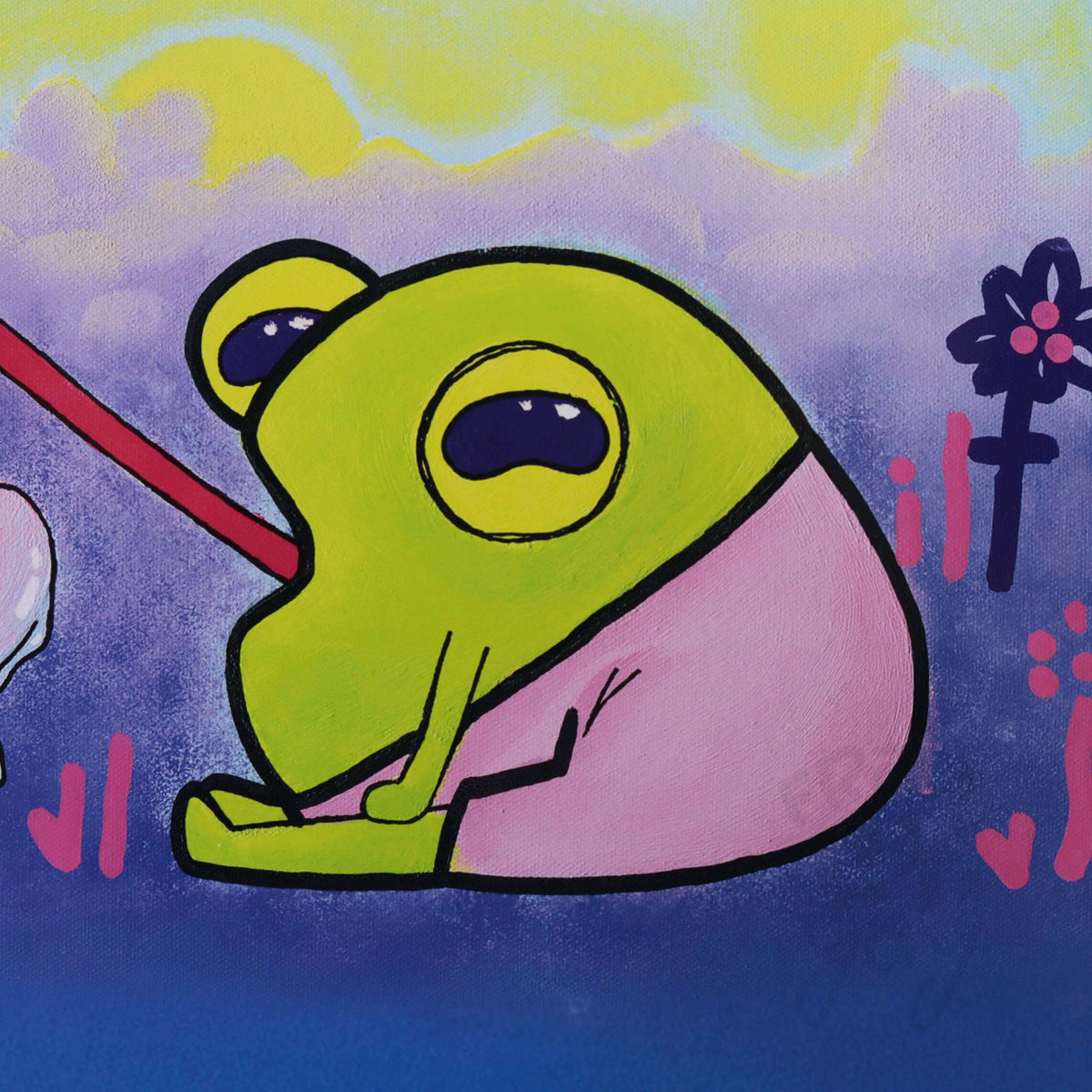 Kunstdruck DinA3 Eat the frog first