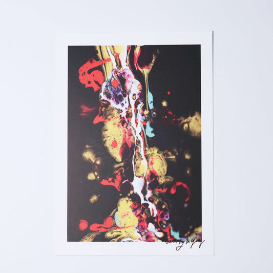 Schwarz oder Gold Kunstdruck