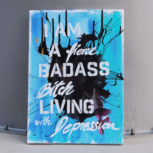 50×70 cm - Badass Bitch