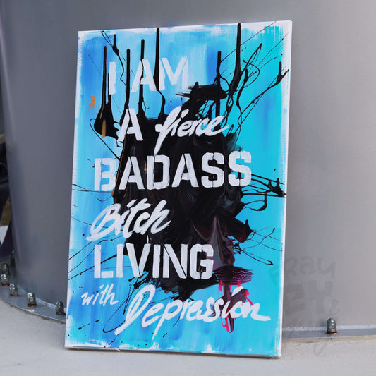 50×70 cm - Badass Bitch