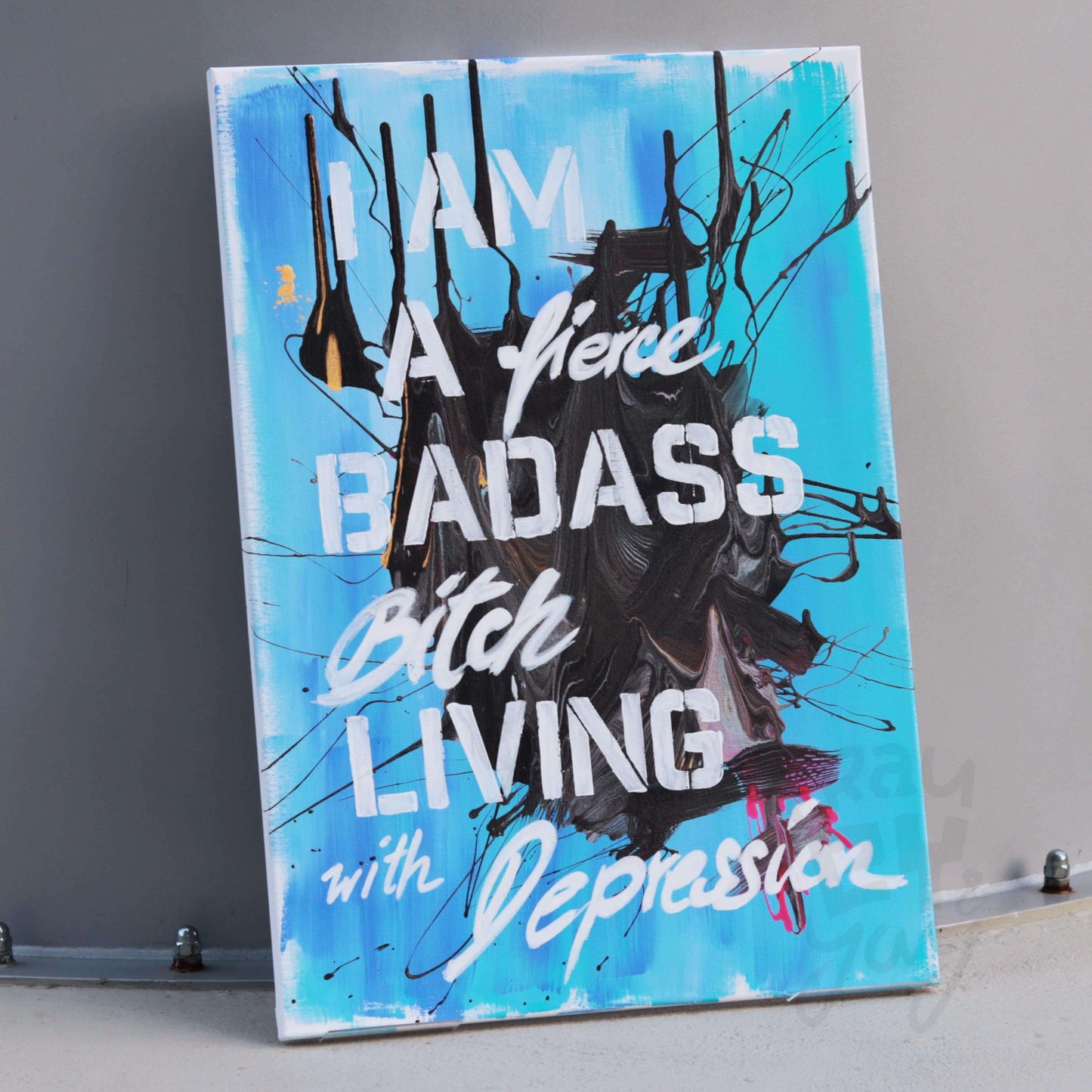 50×70 cm - Badass Bitch