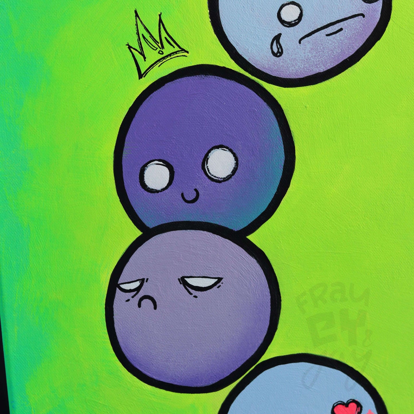 60x60x5 Leinwand - Dancing with Myself