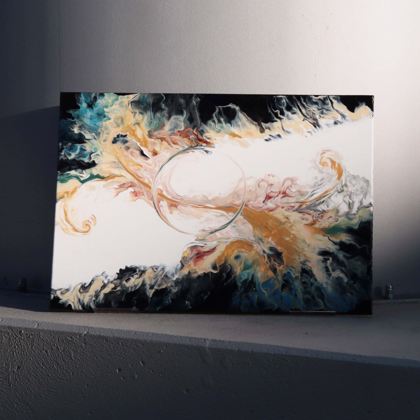 50×70 cm - Himmel und Hölle