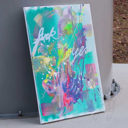 50×70 cm - Fuck Yes