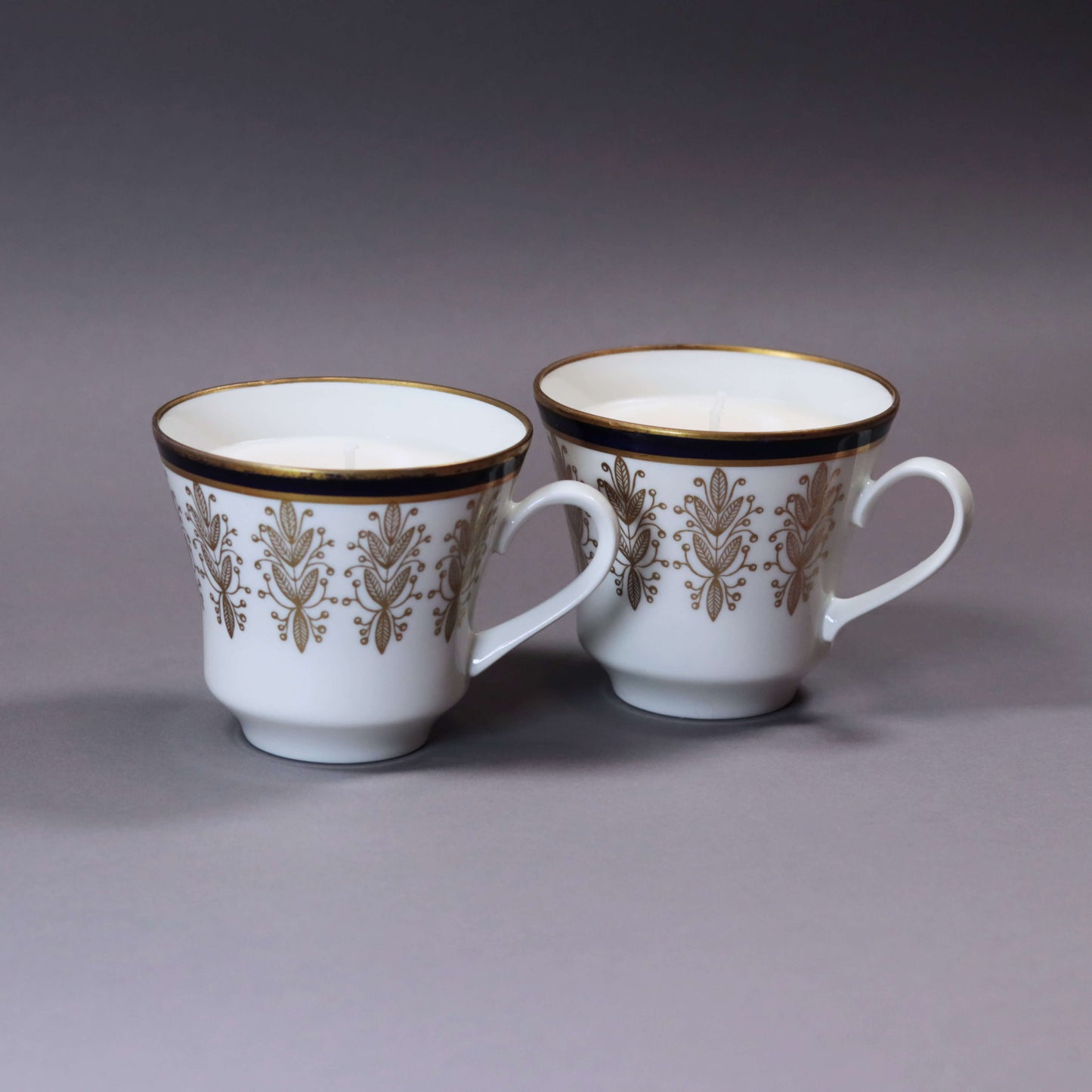 Porzellan-Kaffee-Tassen-Kerze