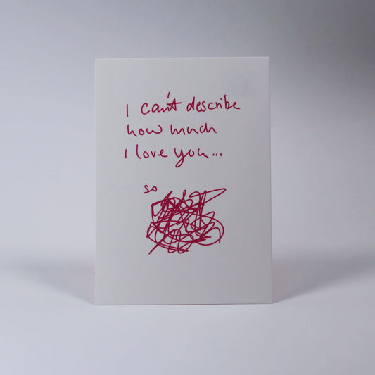 Postkarte I can't describe ...