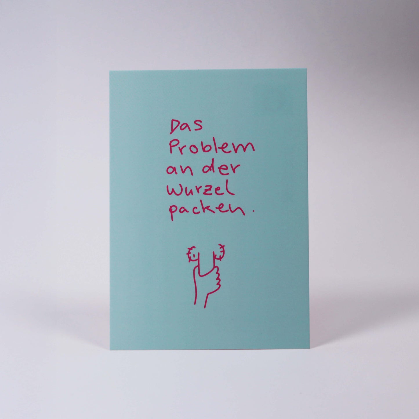 Postkarte Das Problem ...