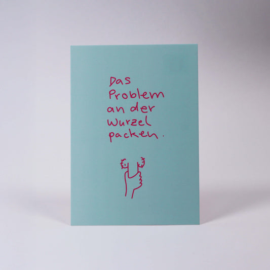 Postkarte Das Problem ...
