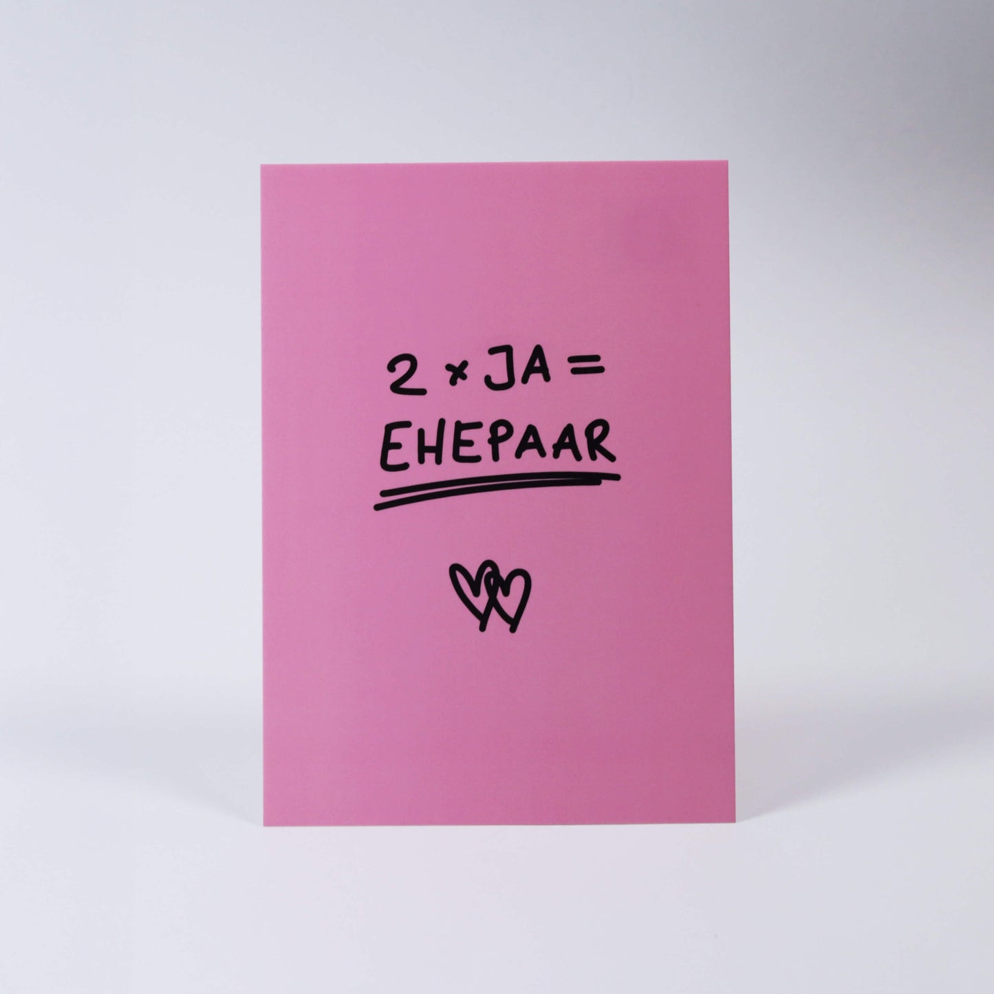 Postkarte 2 x Ja ...