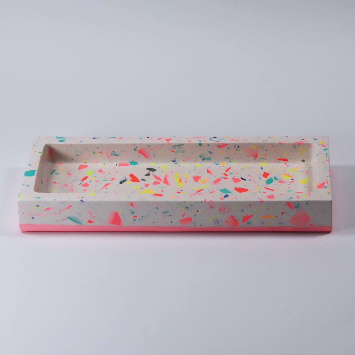 Tablett rechteckig massiv