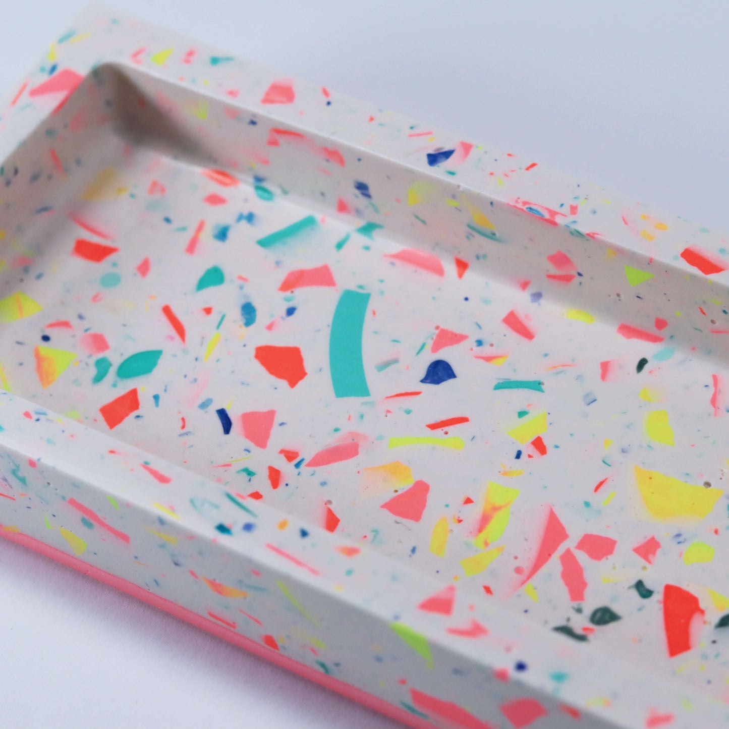 Tablett rechteckig massiv