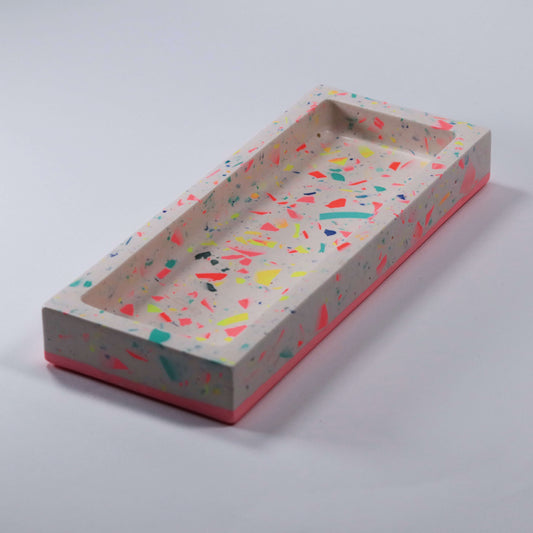 Tablett rechteckig massiv